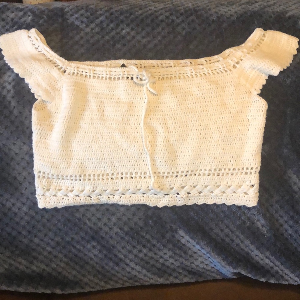 Unworn H&M Crochet Crop Top
